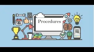 Procedures - How to plan a program with procedures