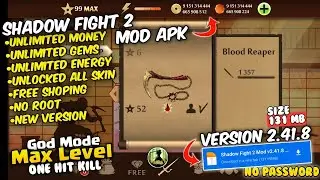 Shadow Fight 2 Mod Apk New 2025 V2.41.8 - Unlimited Money & Gems