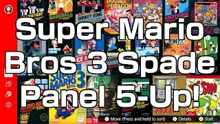 Super Mario Bros 3 Spade Panel 5-UP!