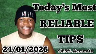 FOOTBALL PREDICTIONS TODAY 24/01/2026 SOCCER PREDICTIONS TODAY| BETTING TIPS , #footballpredictions