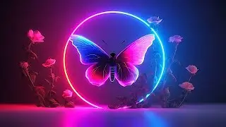 Neon Butterflies & Roses: Tranquil Ambient Music for Meditation and Relaxation🌹🦋🎶