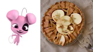 Guess ALL LADYBUG Characters by APPLE PIE! (Squint your Eyes) - @im_crazymazy