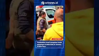 Pendudukan Israel mengebom tendapengungsi di dekat Klub Al-Jazeeradi Kota Gaza #gaza