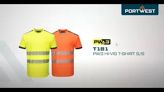Portwest T181 - PW3 Hi-Vis T-Shirt S/S - EN