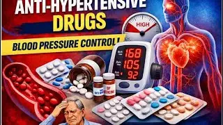 Anti hypertensive Drugs || Classification MOA &Uses || HR pharmacy classes .