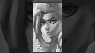 JINX SNEGUROCHKA #jinx #silco #isha #art #wipartwork #arcane #xmas