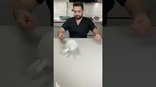 Flying balloon experiment with candle.Hacks