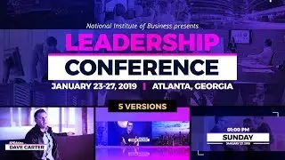 Event Promo After Effects Template [ for leadership training, church conference ]