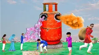 Giant Gas Cylinder विशाल गैस सिलेंडर Funny Hindi Comedy Video . Please Do Subscribe To This Channel.