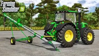 New Mods - 6R Series, Ford 4WD, Vintage Augers, 60ft Header Semitrailer, & More! | FS25