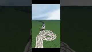 Extreme Dangerous Railway Drift On Massive Tracks 😱🔥 Indian Train Simulator #Shorts