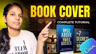 How to Design a Book Cover in Canva #bookcover #canva