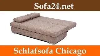 Schlafsofa Chicago | sofa24 |modernes und  sachliches Schlafsofa mit hochwertiger Optik