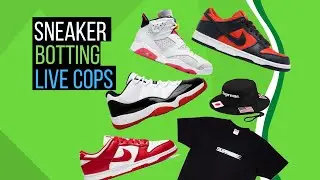 Cyber and MEK Preme Live Cop: Dunks, Concord Bred, Hare, Motion Logo Tee, Boonie (Shopify & Supreme)