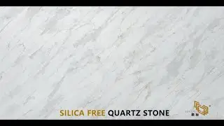 Grey Crystalline Silica Free Quartz Slabs Best-Selling Zero Silica Stone