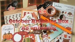 October Brimbles Box A5 Planner Unboxing