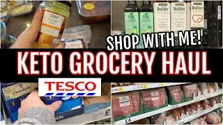 KETO GROCERY SHOPPING AT TESCO | My Essentials & New Finds!