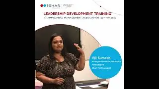 Leadership Workshop at Ishan Technologies | i-OPTICKS programme | Ahmedabad Management Association