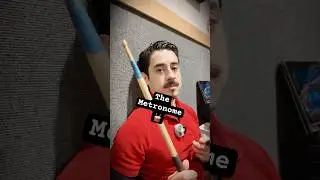 Best way to help someone begin using the metronome: drum sticks 🥁