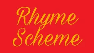 How to Find out the Rhyme Scheme of a Poem