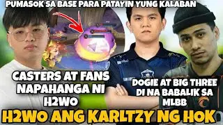 H2WO nambalagbag ng mga sikat sa HOK. DOGIE at Big three ng NXP wala ng balak bumalik sa MLBB