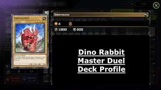 Dino Rabbit Yugioh Master Duel Deck Profile July 2023