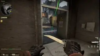 Train - Ladder Room Exit Smoke (CSGO)