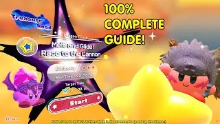 Kirby And The Forgotten Land | Originull Wasteland Dragon Fire Treasure Guide! | No Commentary!