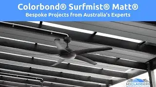 Colorbond&reg; Surfmist Matt Bespoke Cladding solution