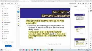 Project Management: Lesson 6: Introduction to Stochastic Inventory Models and Supply Contracts