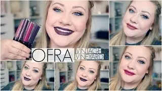 OFRA NEW FALL LIQUID LIPSTICKS l VINTAGE VINEYARD COLLECTION 2016 | LEAH JANAE