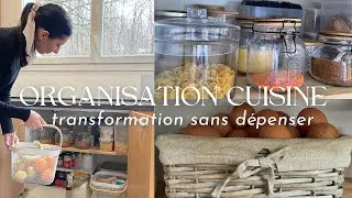 Organisation garde-manger, gain d’espace et de temps avec une cuisine minimaliste