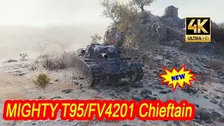 T95/FV4201 Chieftain: 11k Damage of Unicum - WOT Replays 4K HD