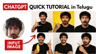 How to Generate Multiple AI Images with Different Poses Using ChatGPT! | Telugu Tutorial #aitelugu