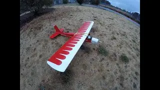 Vintage Carl Goldberg Mirage 550 rc plane maiden flight in almost 20 years!
