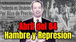 La Huelga que hundi&oacute; al PRD y a Jorge Blanco - Abril de 1984.