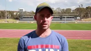Sprint world champion Isis Holt in camp at AIS