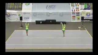 Mažoretky Telč –⁠ duo senior K. Hradilová, A. Lupačová 2022