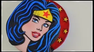 WONDER WOMAN CAKE TUTORIAL