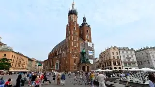 Krakow, Poland 8K 360&deg; Virtual Tour | Main Market Square & Cloth Hall [VR]