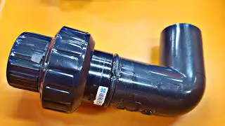 Plastic Welding - How to Connect Elbow Unions: Glue and Welding Tutorials #welding