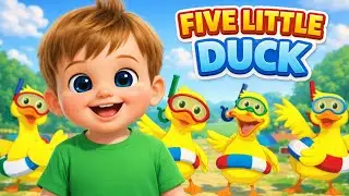 🦆 Five Little Ducks Went Out One Day 🎶 | Bubble Beeps Nursery Rhyme 2026 ✨