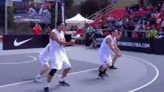 Haka de los 'Tall Blacks' en Alcobendas