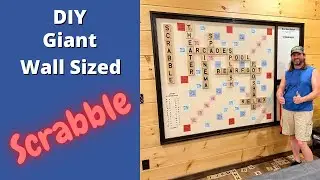 How to make DIY Giant Wall Sized Scrabble Board Game - Part 1 - Making the Game Board