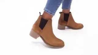 | Shuperb&trade; Barbour KEREN Ladies Leather Chelsea Boots Tan