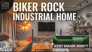 Bike Fanatic Builds His Dream Industrial Rock KTV Home