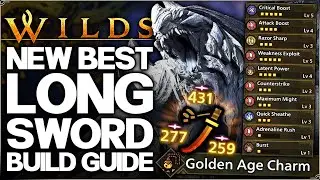 Monster Hunter Wilds - New Best OP Long Sword Build - Highest Damage Possible - Talisman Set Guide!