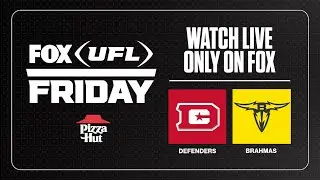 DC Defenders vs. San Antonio Brahmas 🏈 FOX UFL Friday delivered by Pizza Hut