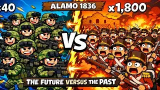 WHAT IF 40 US MARINES Storm the ALAMO in 1836? Battle for Texas!