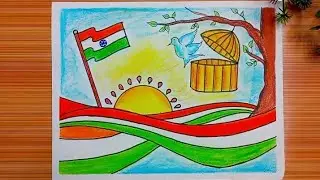 26 January Drawing 🇮🇳 ll Easy Republic Day Easy Drawing 🇮🇳 Happy Republic Day Drawing